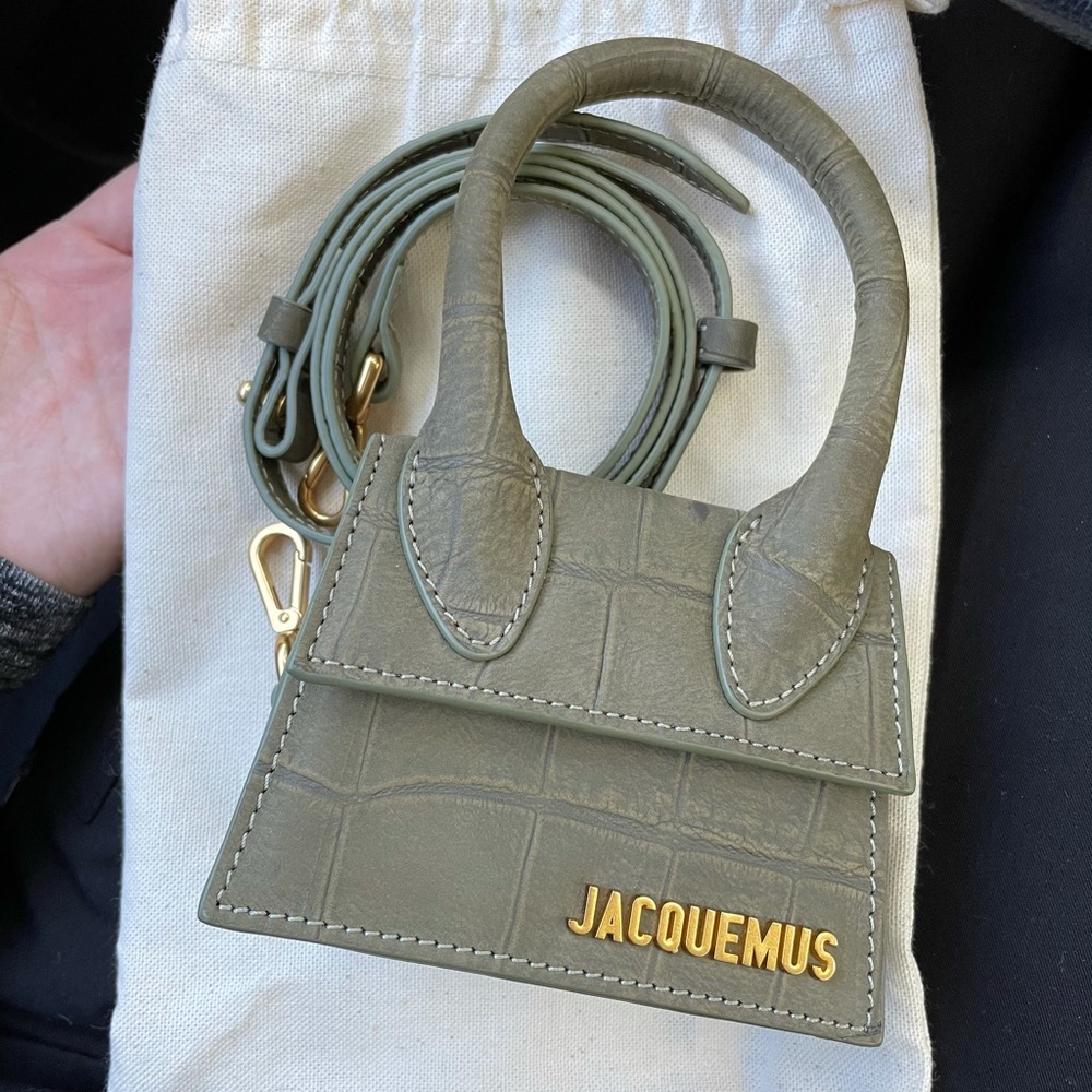 Jacquemus Kaki Le Chiquito Crossbody